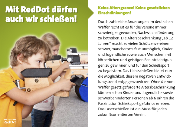 Mit RedDot dürfen auch wir schießen!