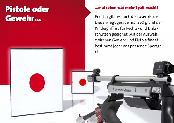 Pistole oder Gewehr